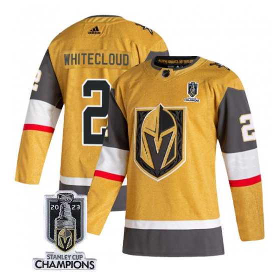 Men's Vegas Golden Knights #2 Zach Whitecloud Gold 2023 Stanley Cup Champions Stitched Jersey,We sell and wholesale Men's Vegas Golden Knights #2 Zach Whitecloud Gold 2023 Stanley Cup Champions Stitched Jersey on line form chian!